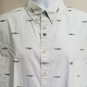 New Men's "Rag & Bone" Short Sleeve Shirt